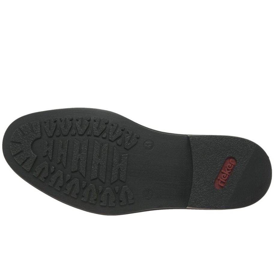 Rieker Colorado Męskie Buty Wsuwane Czarne