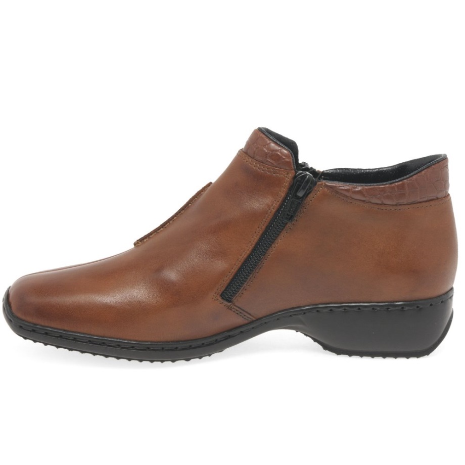 Rieker Drizzle Damskie Botki Na Co Dzień Muscat