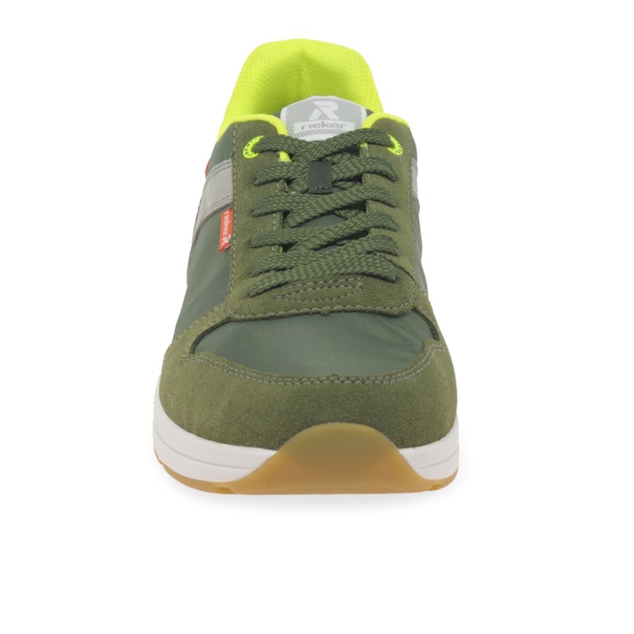 Rieker Ed Męskie Trampki Zielone