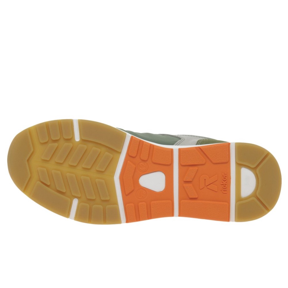 Rieker Ed Męskie Trampki Zielone