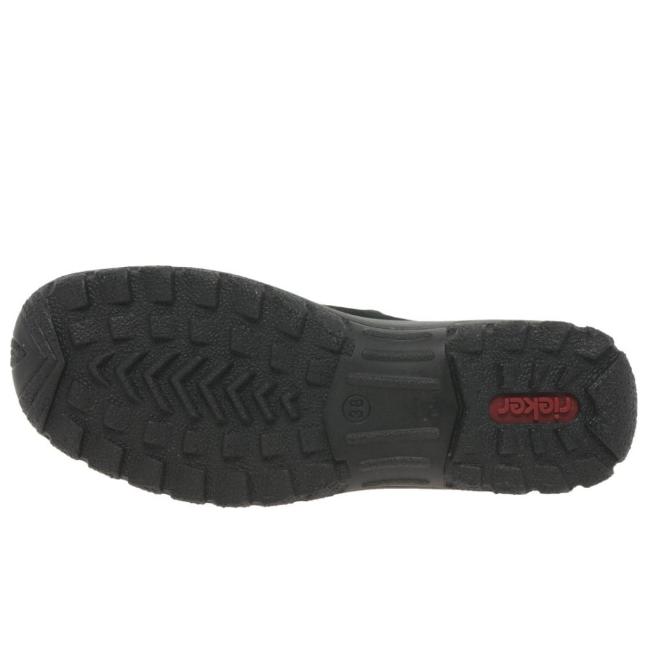 Rieker Elka Damskie Buty Wsuwane Na Co Dzień W Kolorze Czarnym