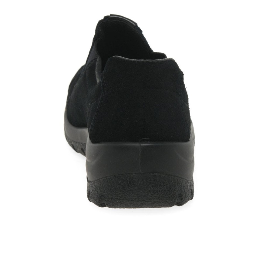 Rieker Emilia Damskie Mokasyny Na Co Dzień Z Zamszu W Kolorze Czarnym
