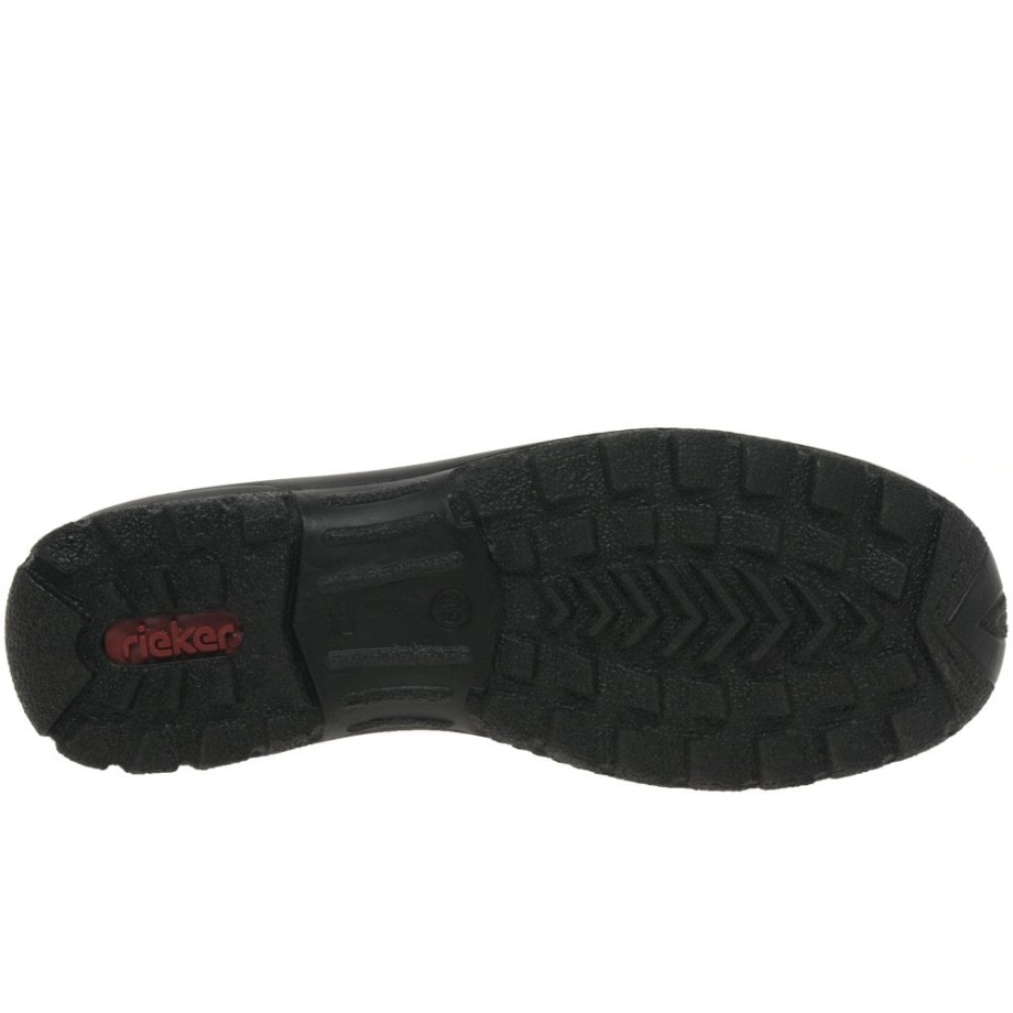 Rieker Emilia Damskie Mokasyny Na Co Dzień Z Zamszu W Kolorze Czarnym