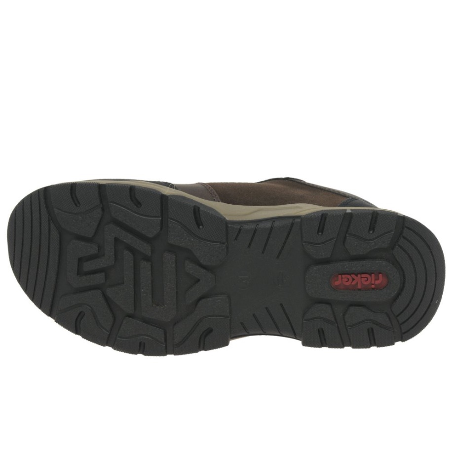 Rieker Eskdale Męskie Lekkie Buty Sportowe Czarne