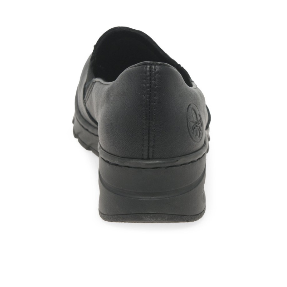 Rieker Jesienne Buty Damskie Czarne