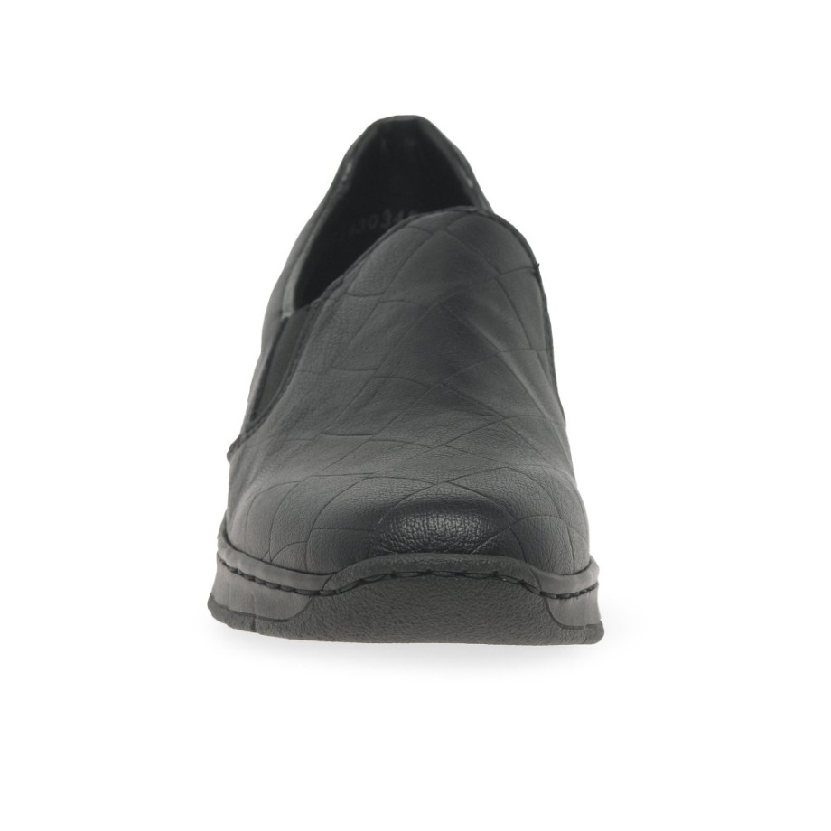 Rieker Jesienne Buty Damskie Czarne