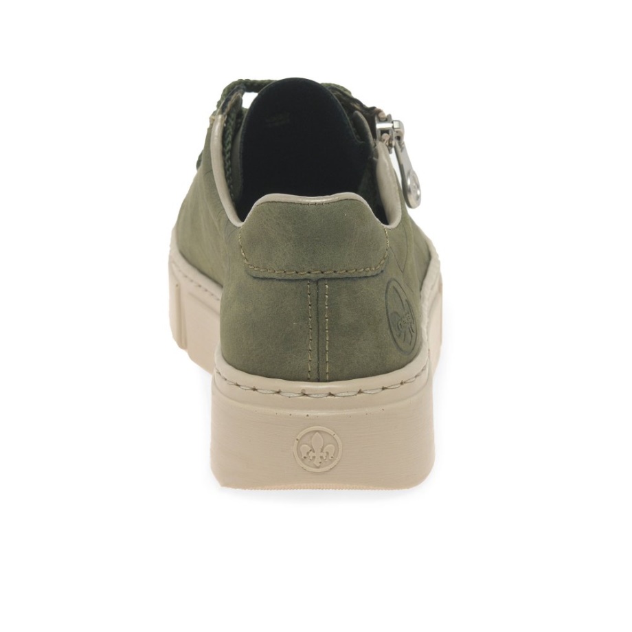 Damskie Buty Rieker Haven W Kolorze Khaki