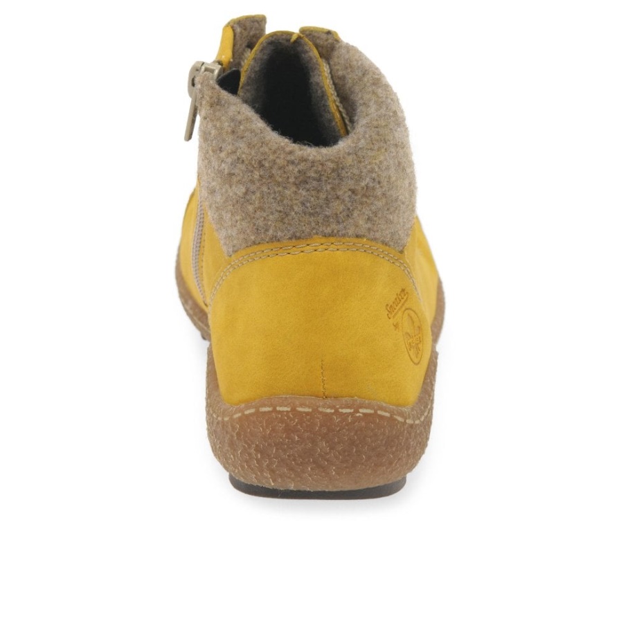 Damskie Botki Rieker Joely Miód