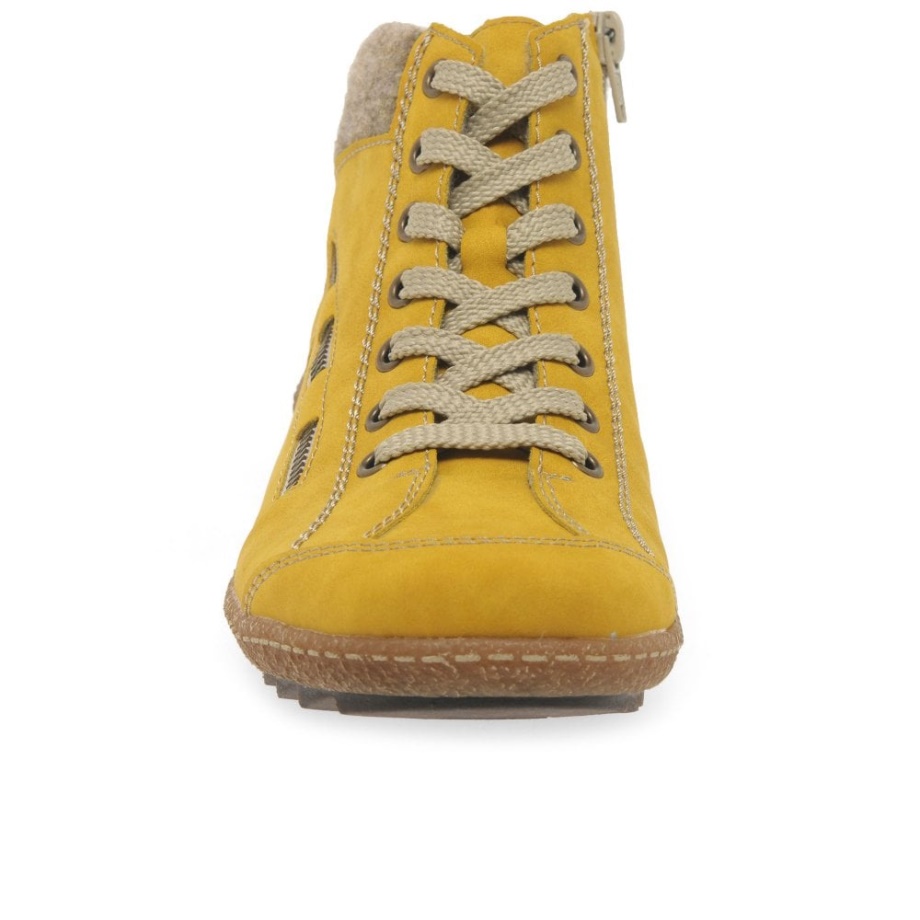 Damskie Botki Rieker Joely Miód