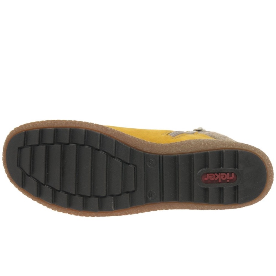 Damskie Botki Rieker Joely Miód