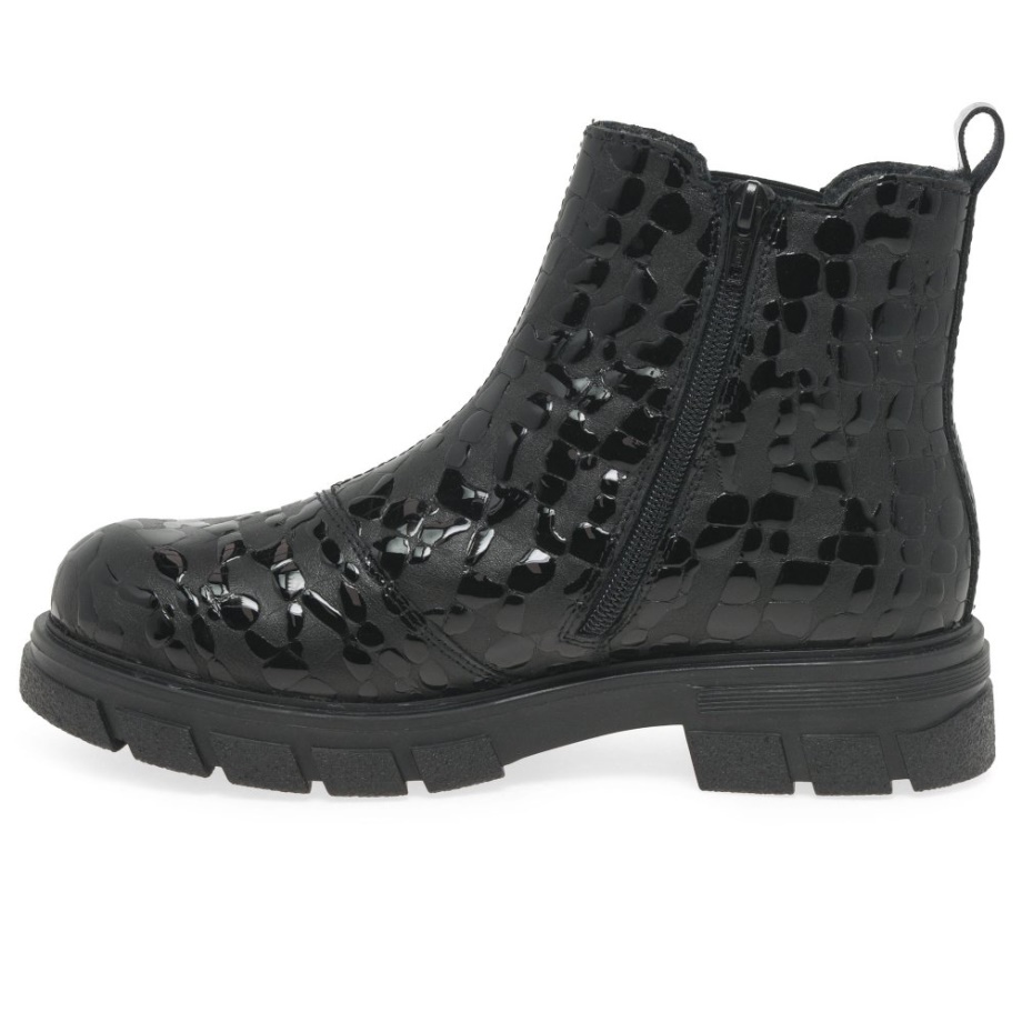 Damskie Sztyblety Rieker Leith W Kolorze Czarnym