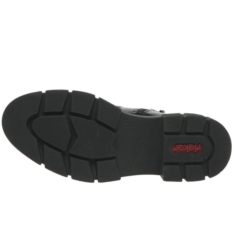 Rieker Nula Damskie Chelsea W Kolorze Czarnym