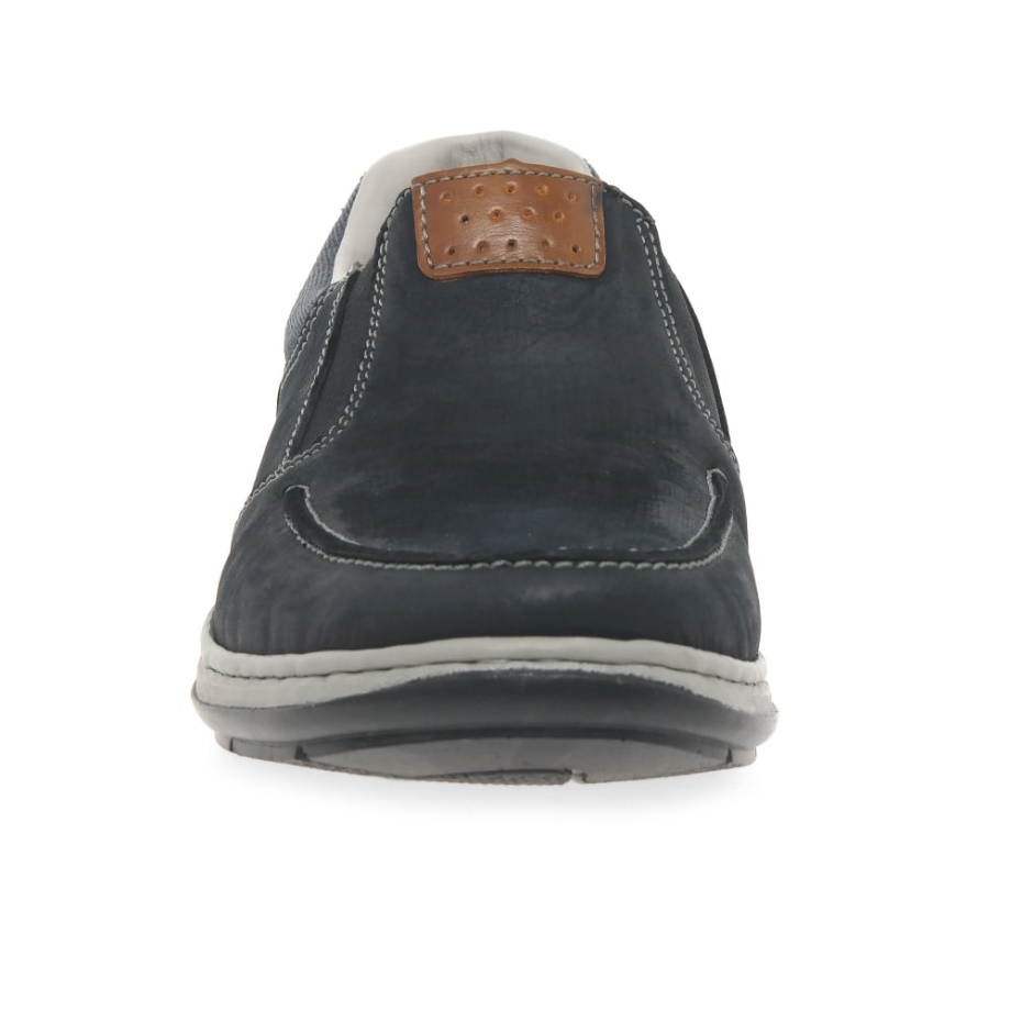 Rieker Patros Męskie Buty Wsuwane Na Co Dzień Nubuk