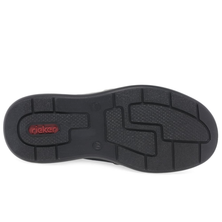 Rieker Patros Męskie Buty Wsuwane Na Co Dzień Nubuk