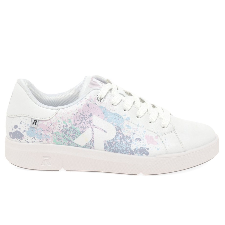 Damskie Buty Sportowe Rieker Rain W Kolorze Białym