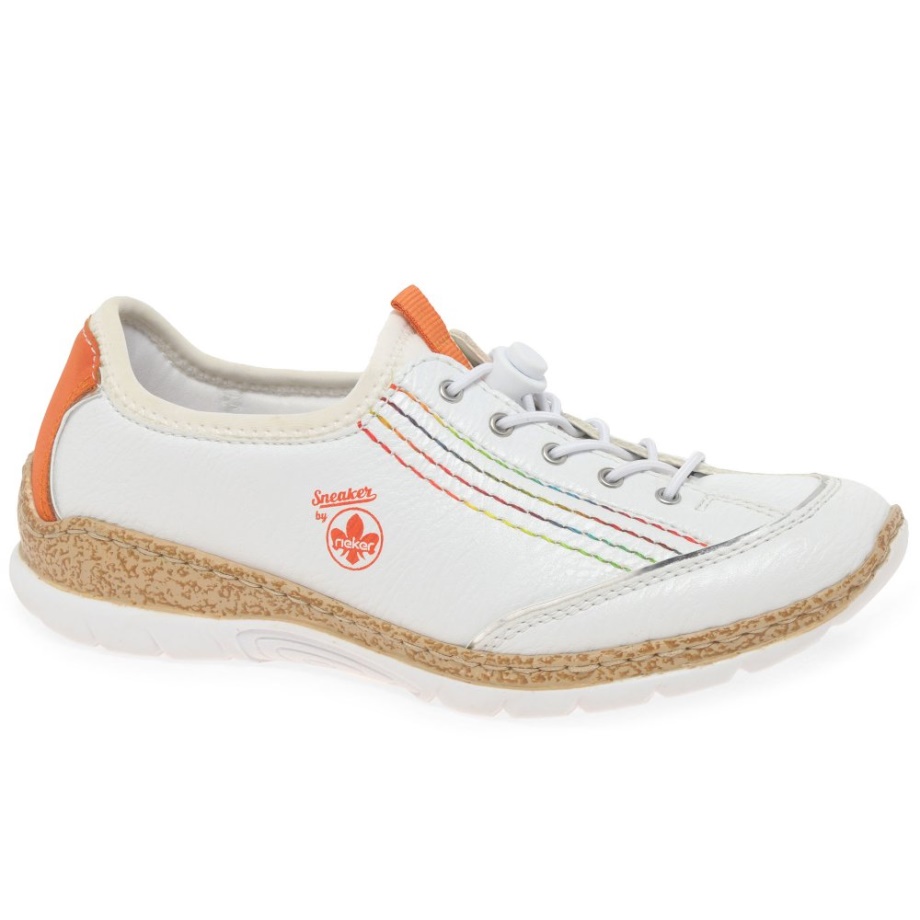 Damskie Buty Sportowe Rieker Ripple W Kolorze Białym