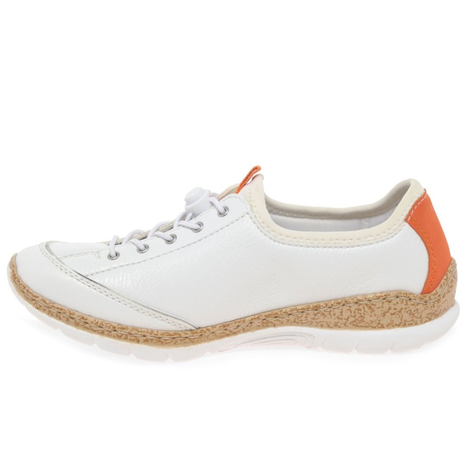 Damskie Buty Sportowe Rieker Ripple W Kolorze Białym