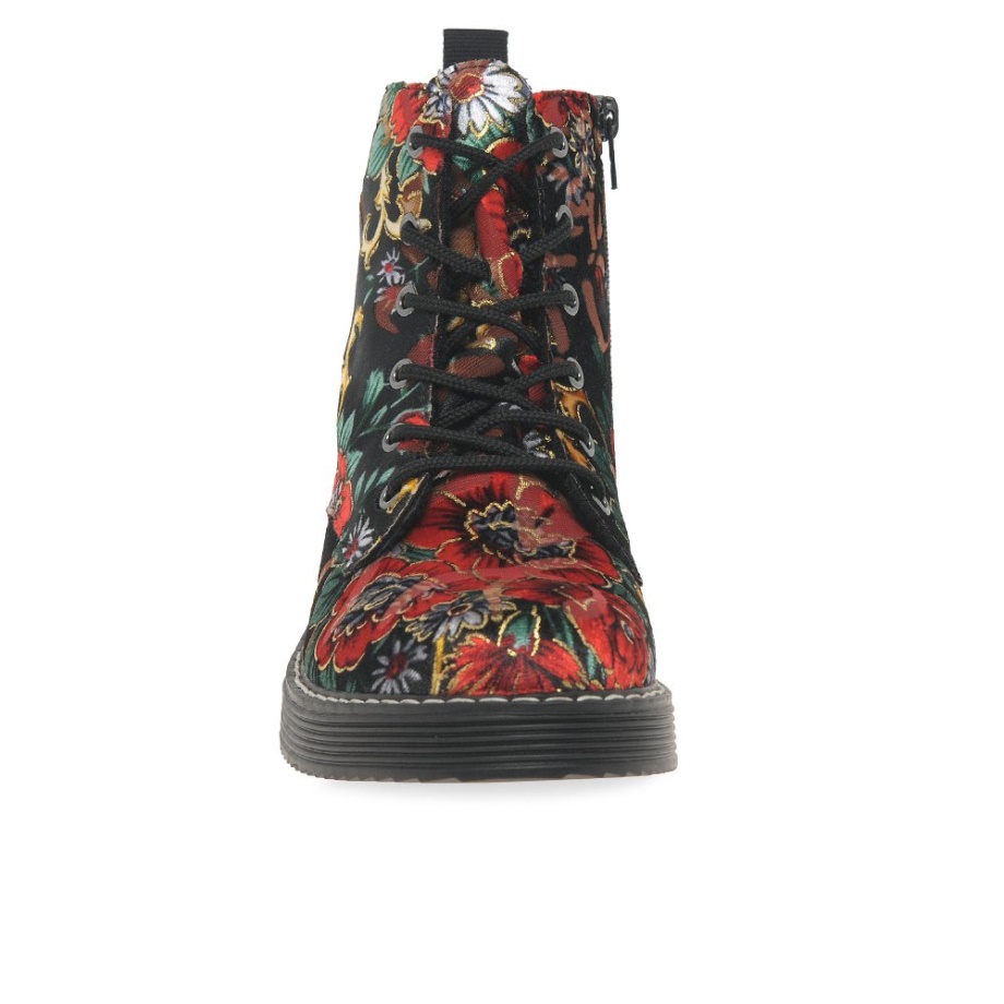 Damskie Botki Rieker Simone W Kolorze Czarnym