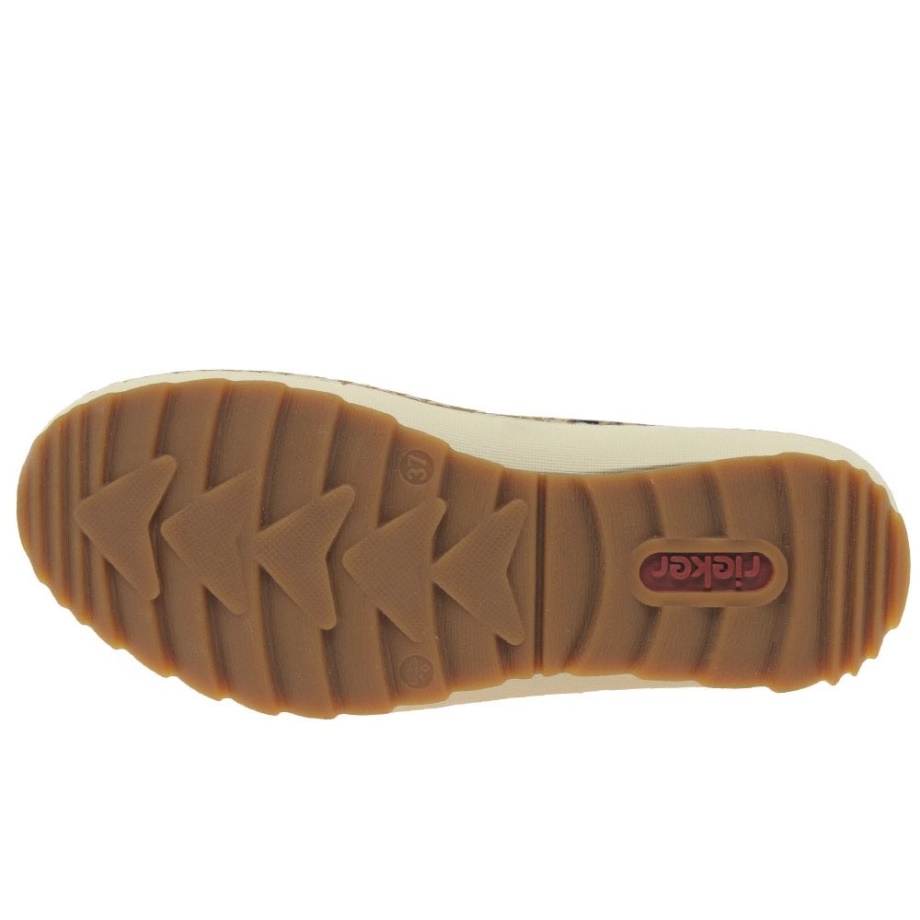 Rieker Weave Damskie Buty Chelsea Cayenne