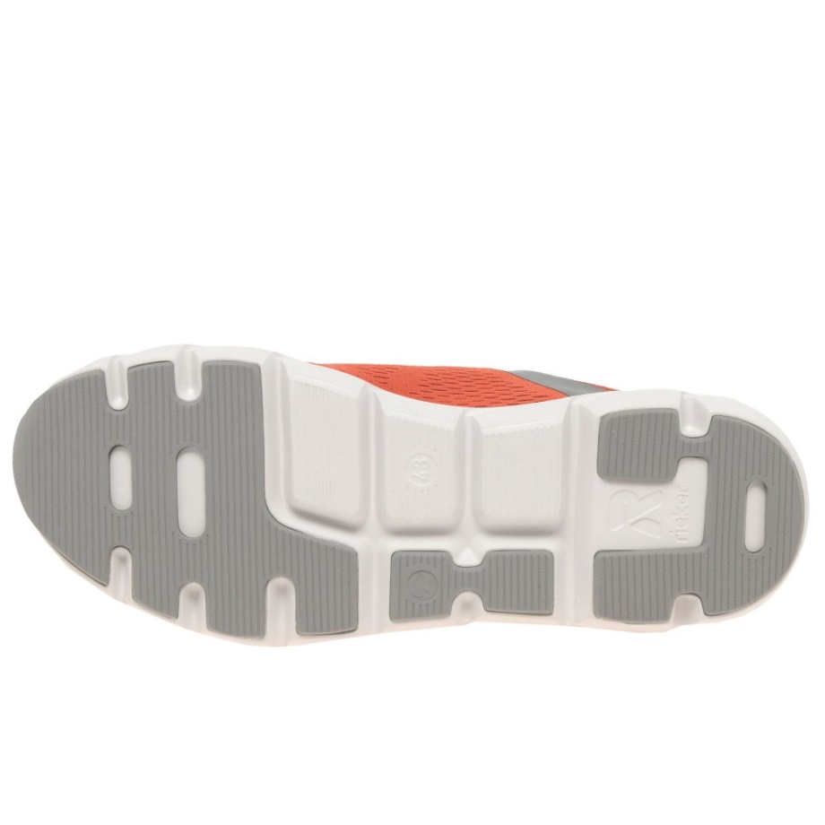 Rieker Woody Męskie Buty Sportowe Pomarańczowe