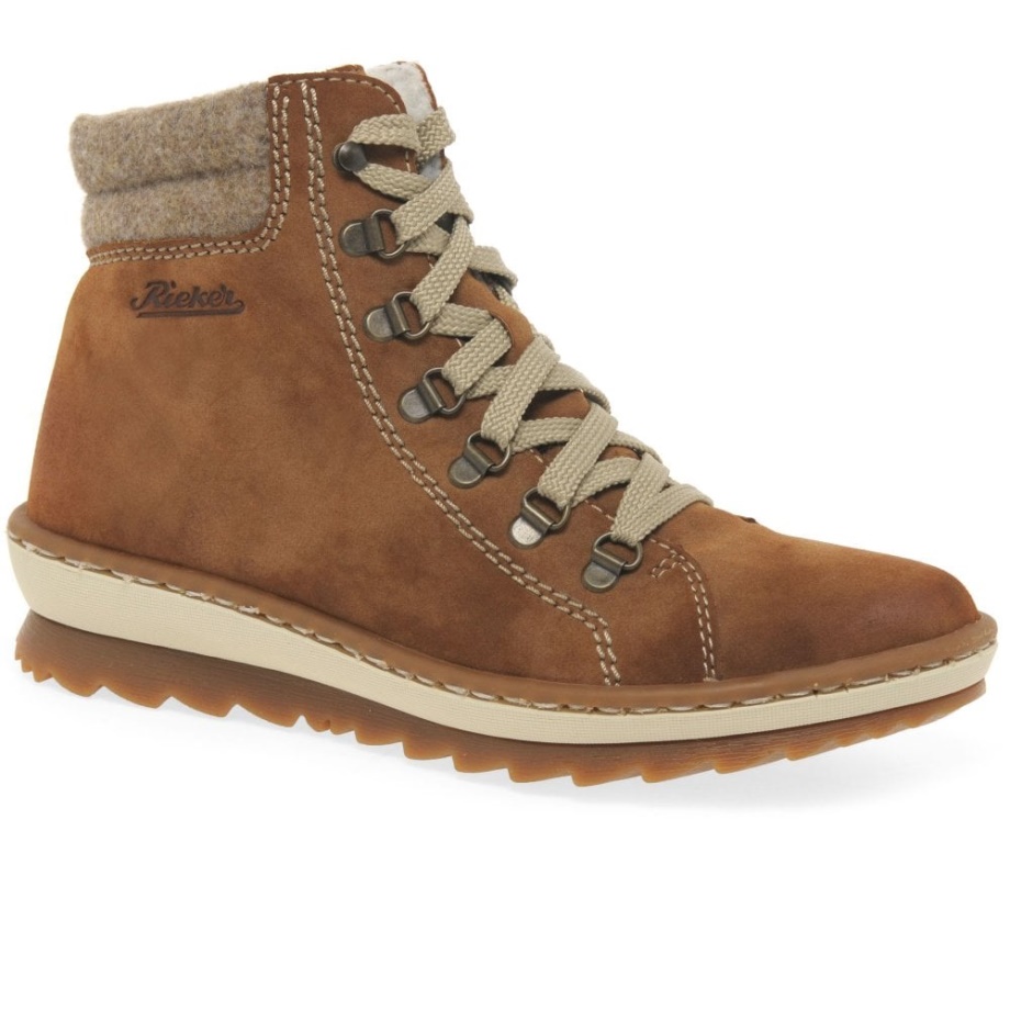 Tan Rieker Woodland Damskie Buty Do Chodzenia