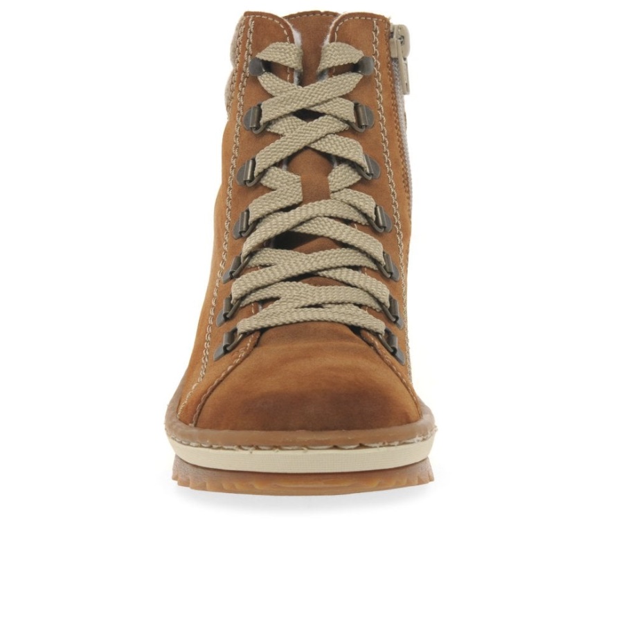 Tan Rieker Woodland Damskie Buty Do Chodzenia