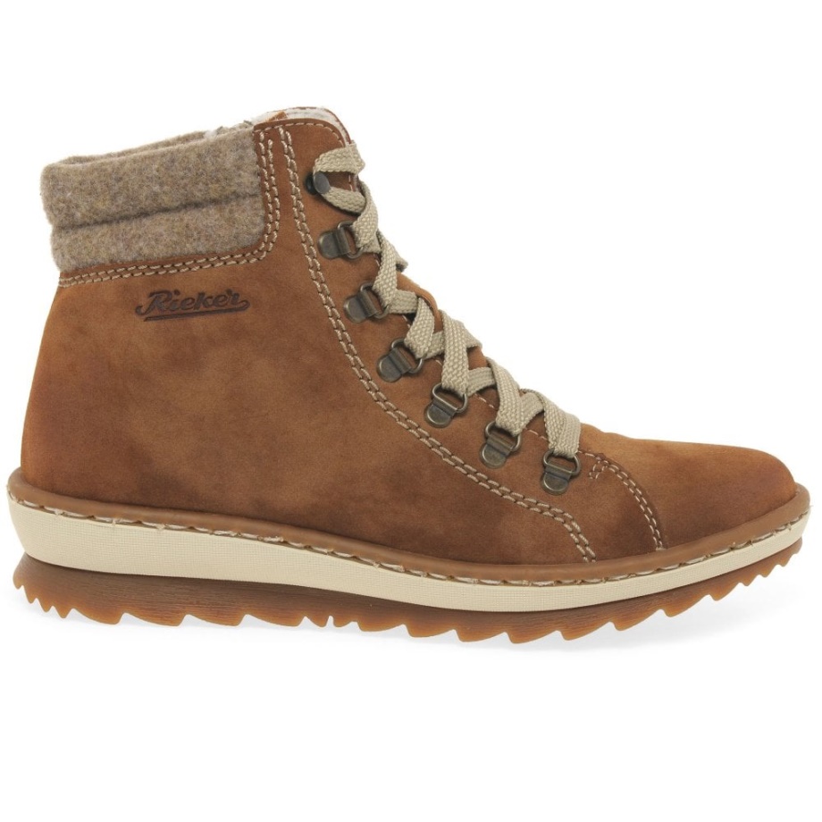 Tan Rieker Woodland Damskie Buty Do Chodzenia