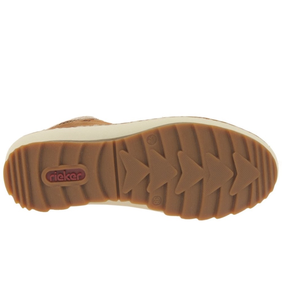 Tan Rieker Woodland Damskie Buty Do Chodzenia
