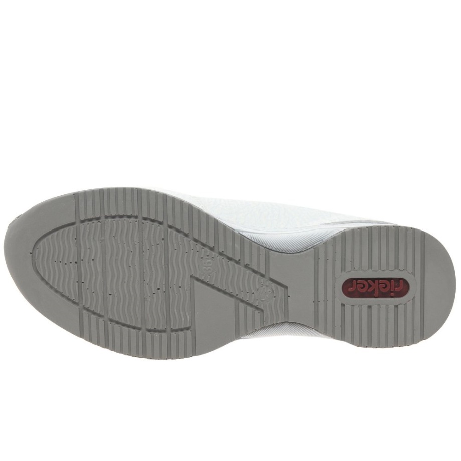 Białe Damskie Buty Sportowe Rieker Corbridge