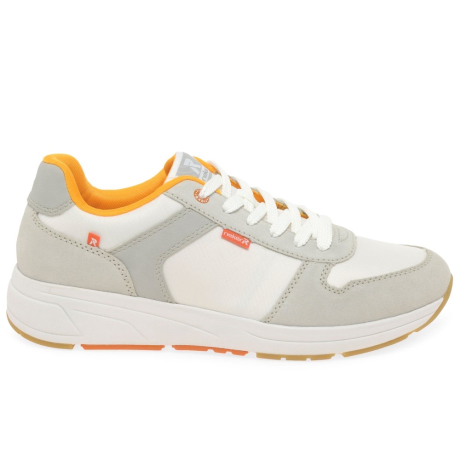 Białe Męskie Buty Sportowe Rieker Ed