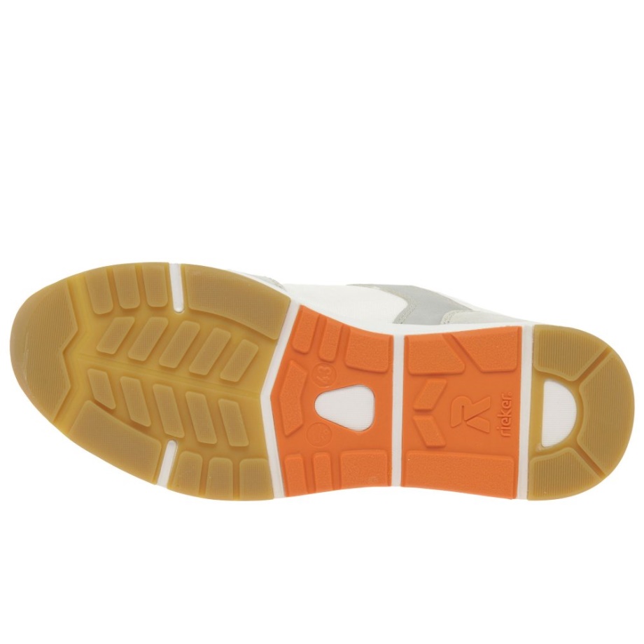 Białe Męskie Buty Sportowe Rieker Ed