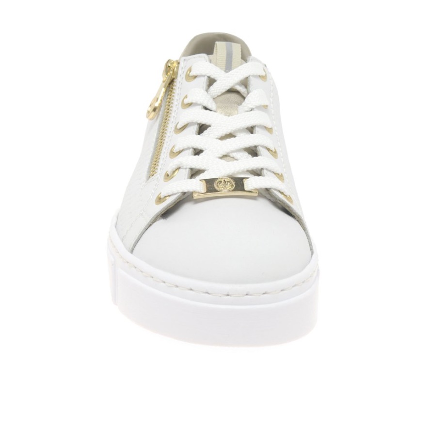 Białe Damskie Buty Sportowe Rieker Hart