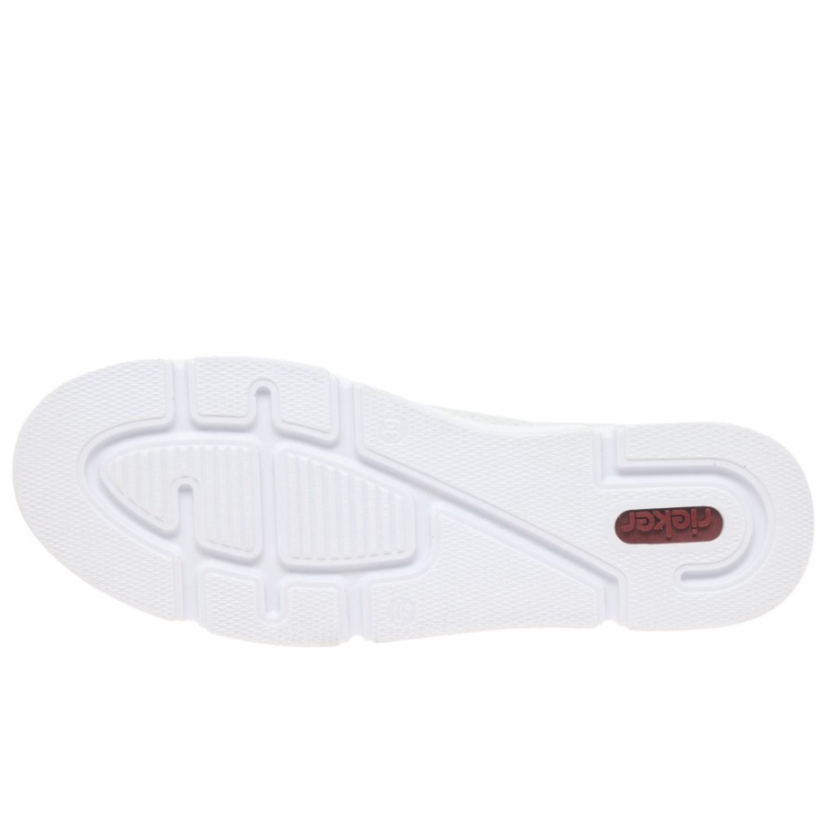 Białe Damskie Buty Sportowe Rieker Hart