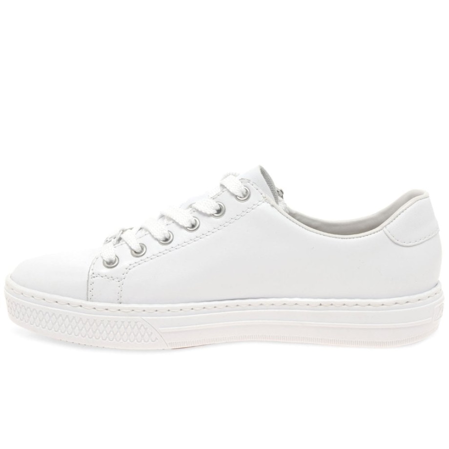 Białe Damskie Buty Sportowe Rieker Newark