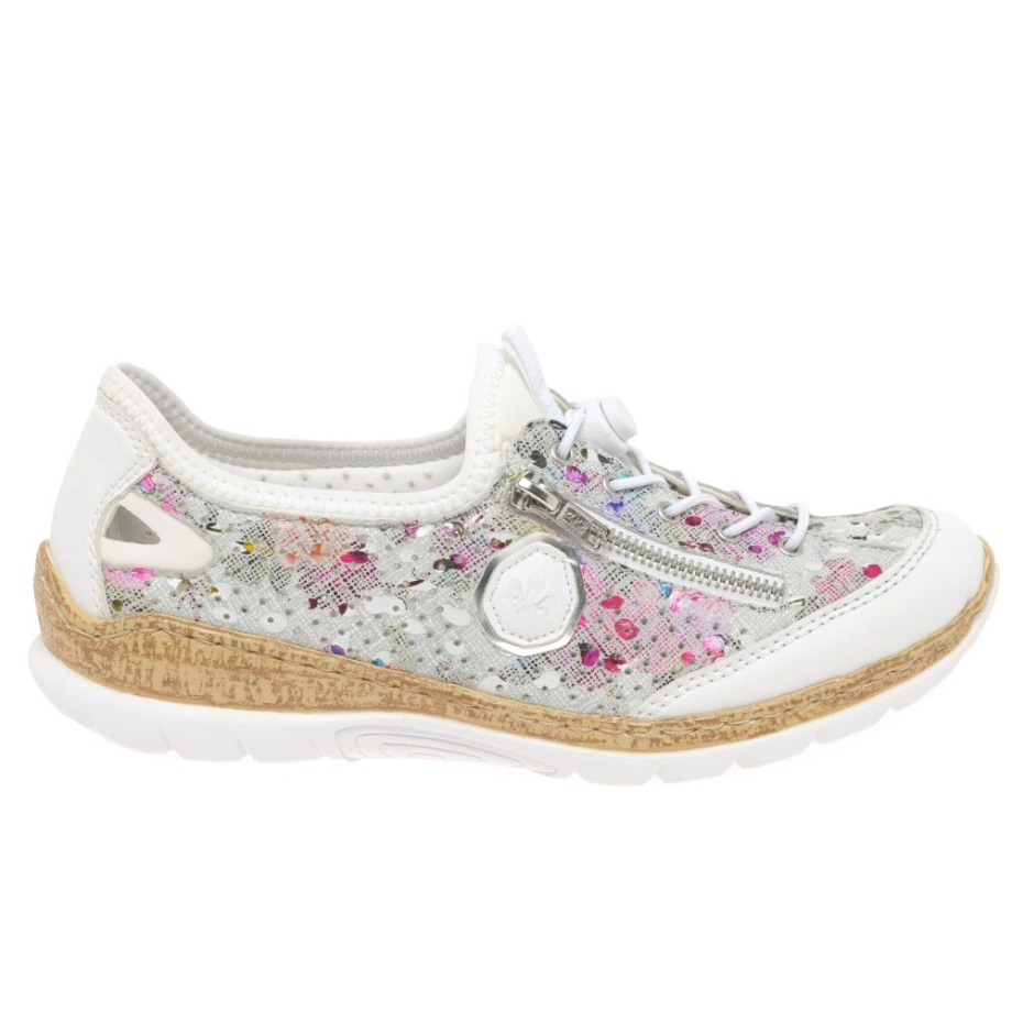 Białe Damskie Buty Sportowe Rieker Rita