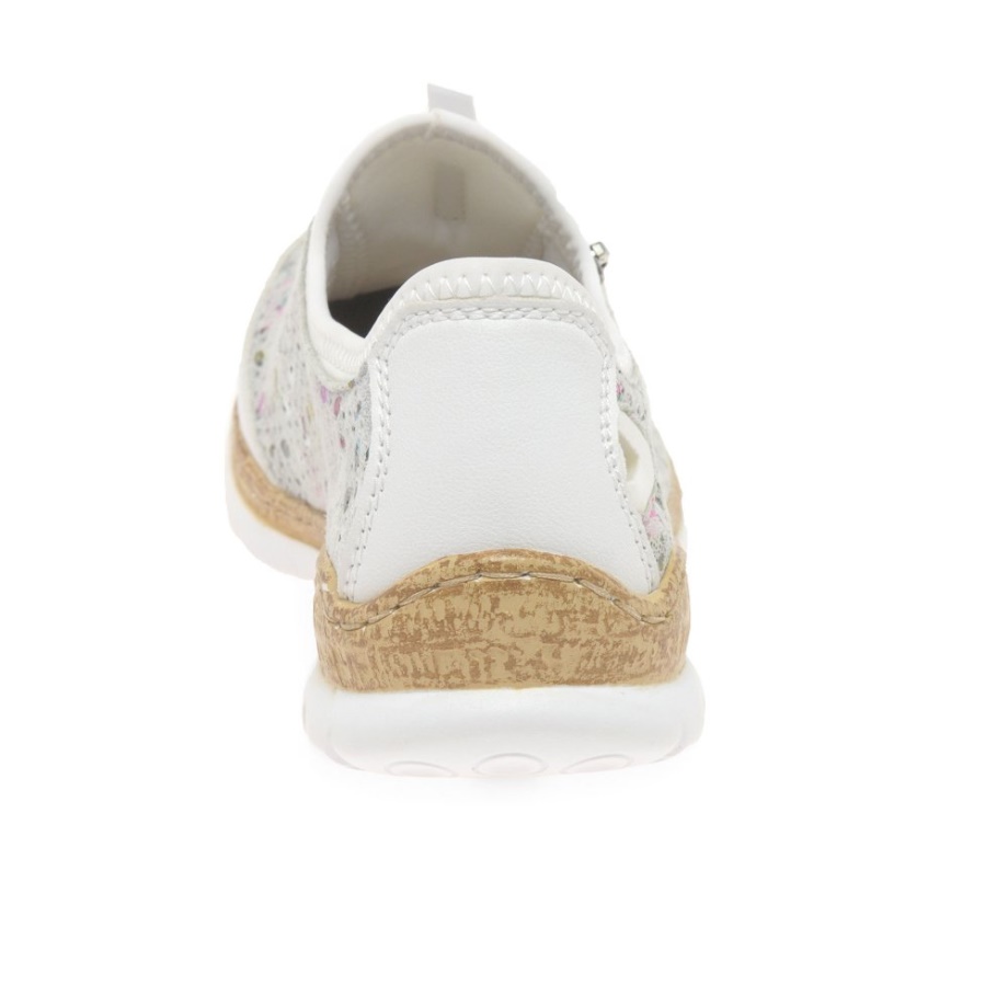 Białe Damskie Buty Sportowe Rieker Rita