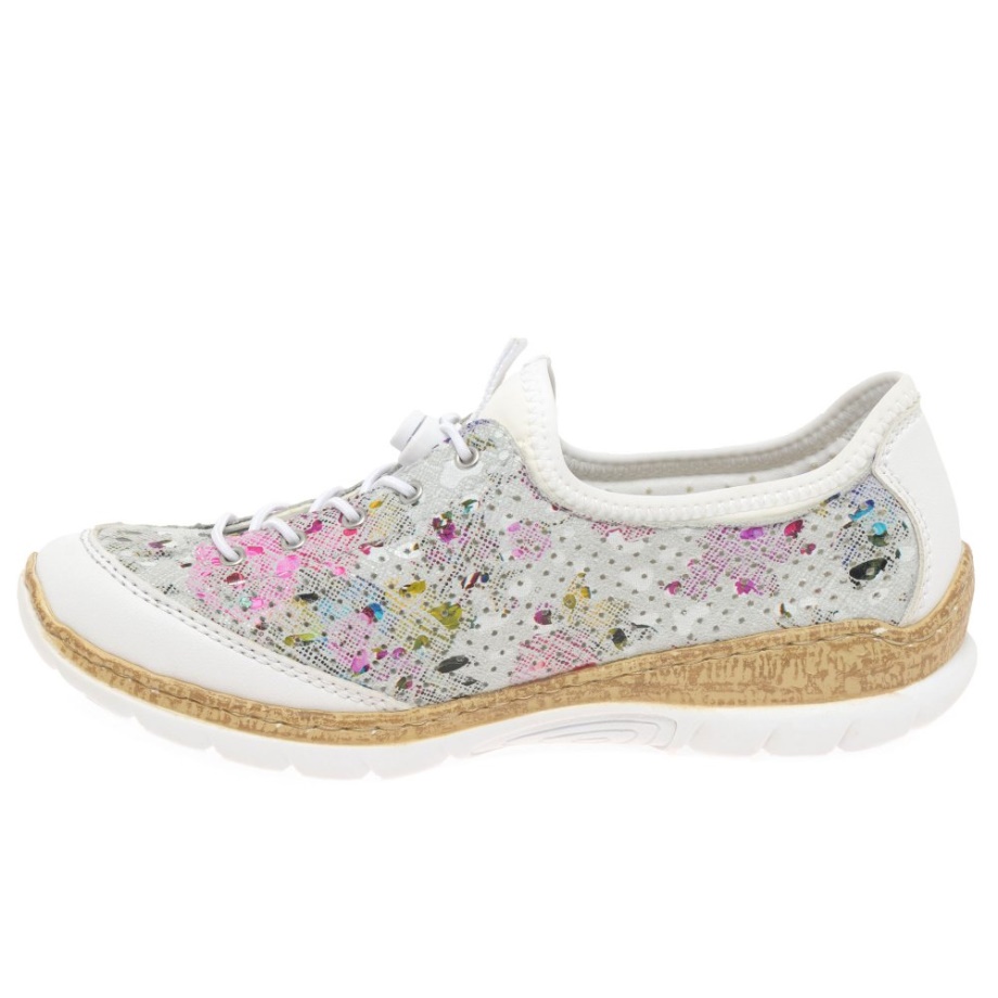 Białe Damskie Buty Sportowe Rieker Rita