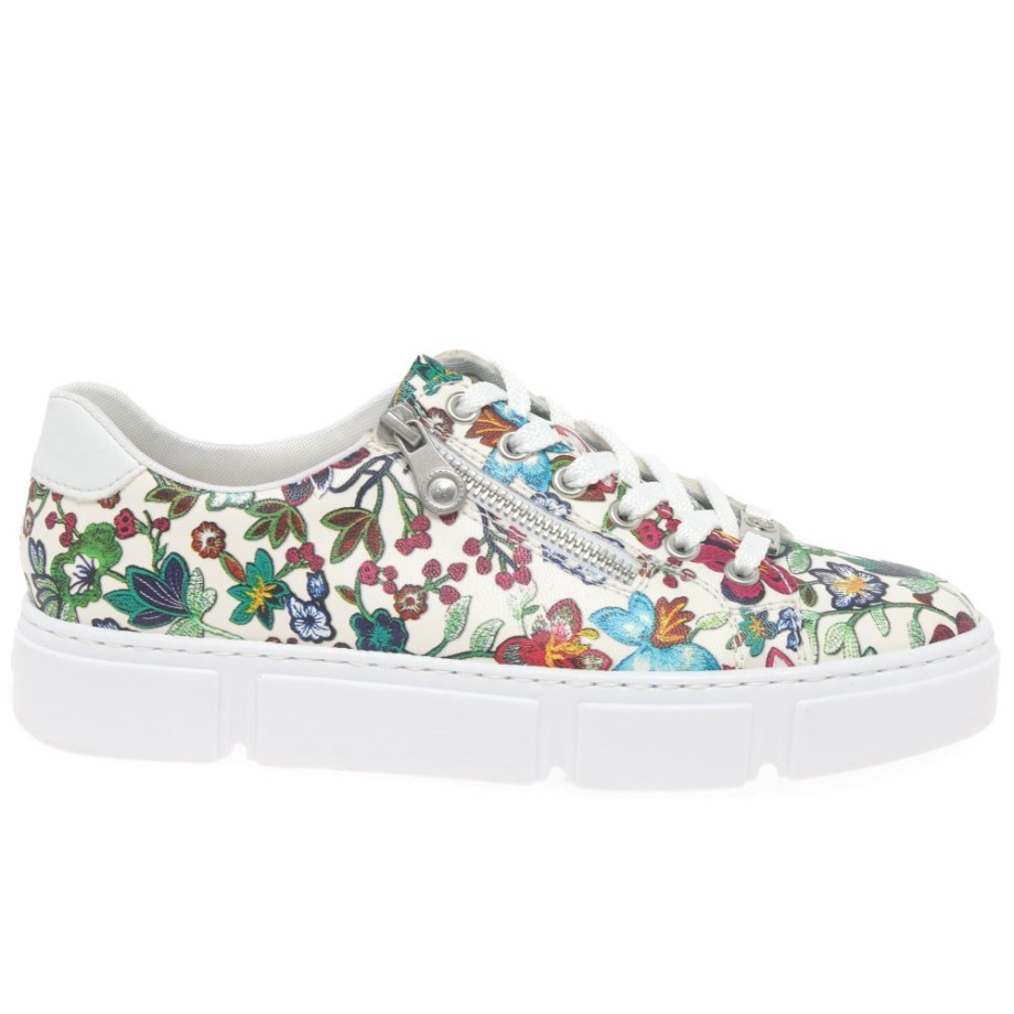 Białe Damskie Buty Sportowe Rieker Summerfield