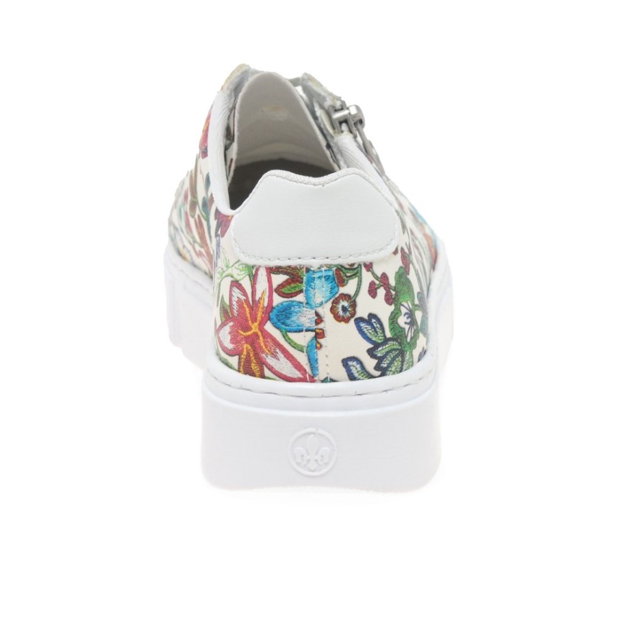 Białe Damskie Buty Sportowe Rieker Summerfield