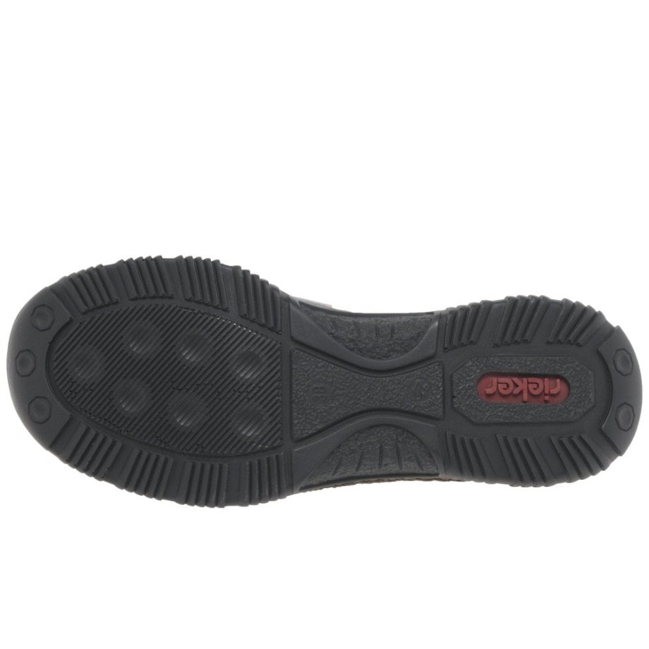 Wine Rieker Herbie Damskie Buty Wciągane