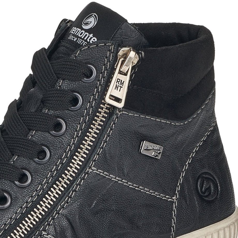 Buty Damskie Rieker Remonte D0772 Czarne