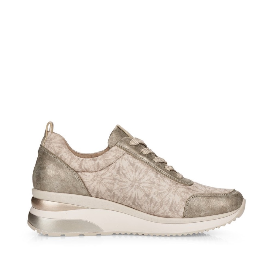 Buty Rieker Remonte D2401 Damskie Metaliczne