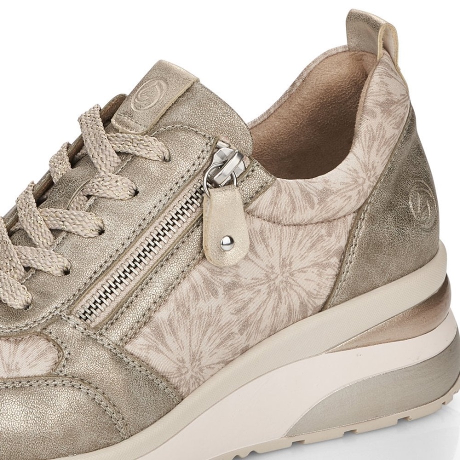 Buty Rieker Remonte D2401 Damskie Metaliczne