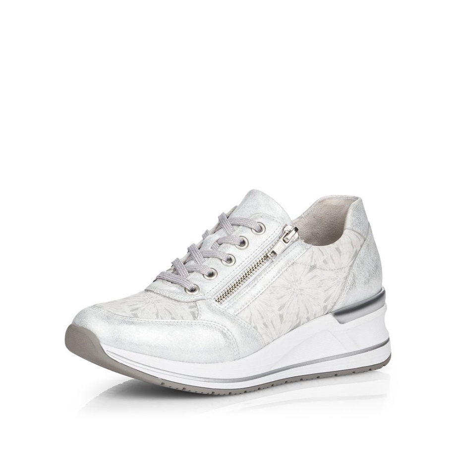 Buty Damskie Rieker Remonte D3203 Metaliczne