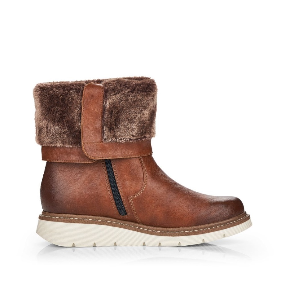 Buty Damskie Rieker Remonte D3976 Brązowe