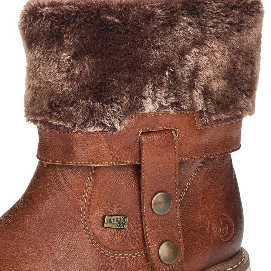 Buty Damskie Rieker Remonte D3976 Brązowe