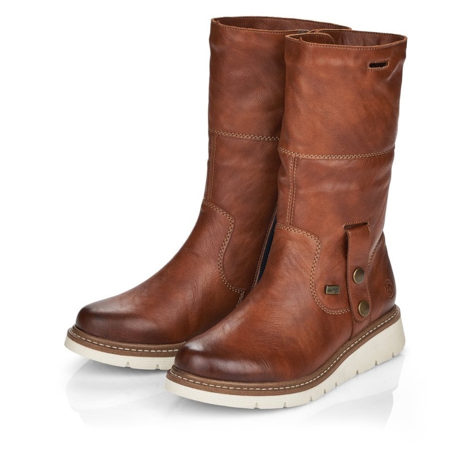 Buty Damskie Rieker Remonte D3976 Brązowe