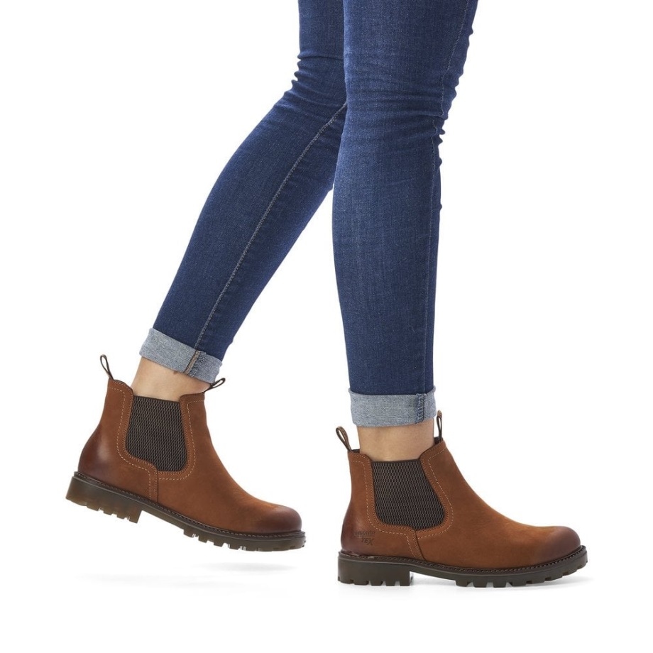 Buty Damskie Rieker Remonte D8472 Brązowe