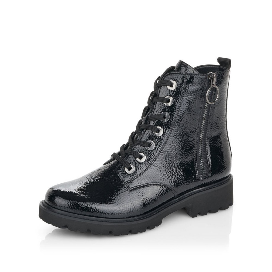 Buty Rieker Remonte D8671 Damskie Czarne