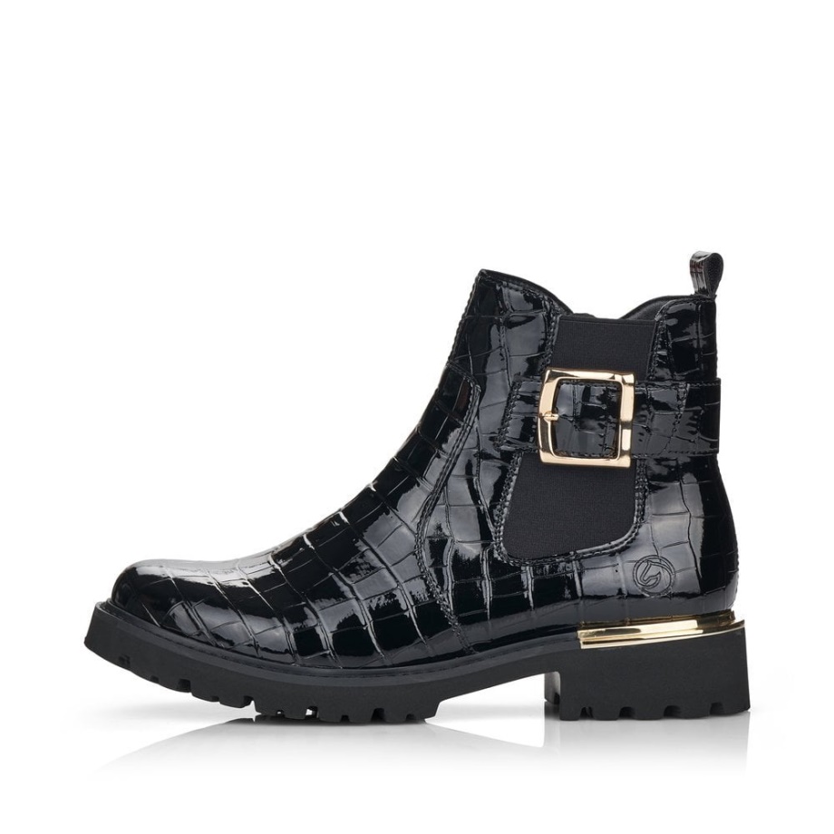 Buty Damskie Rieker Remonte D8684 Czarne